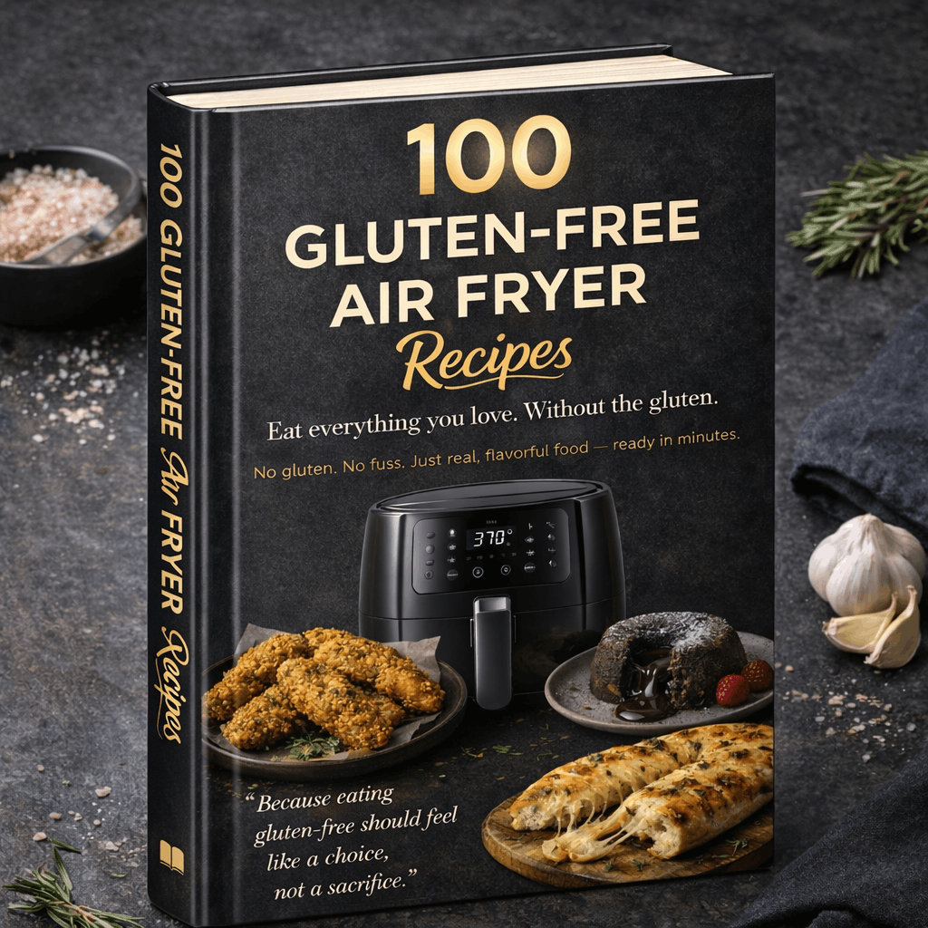 100 Gluten-Free Air Fryer Recipes | Paperback Book | Quick, Healthy & Delicious Meals Ready in Minutes