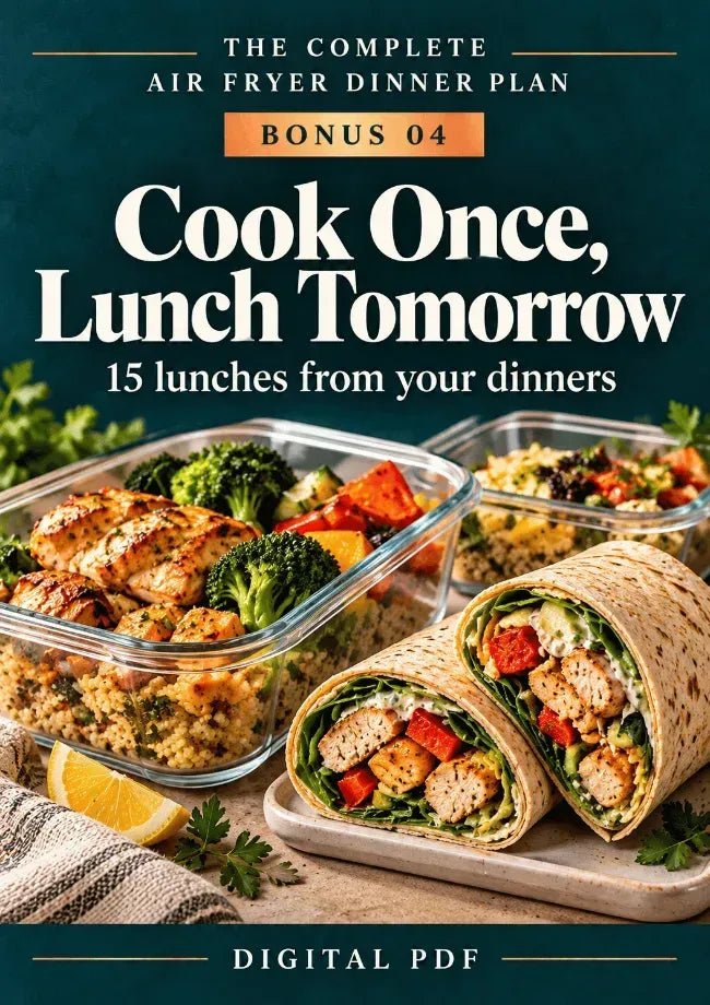Bonus 4 cover: Cook Once, Lunch Tomorrow