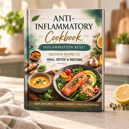 The Anti-Inflammatory Reset Physical Cookbook - A Kitchen Guide to Reduce Inflammation & Boost Daily Energy